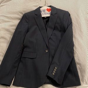 Navy blue suit